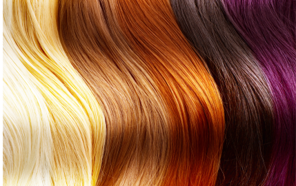 Verschiedene Haarfarben
